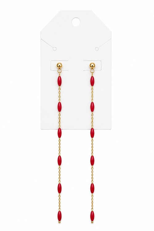 Red Duster Earrings