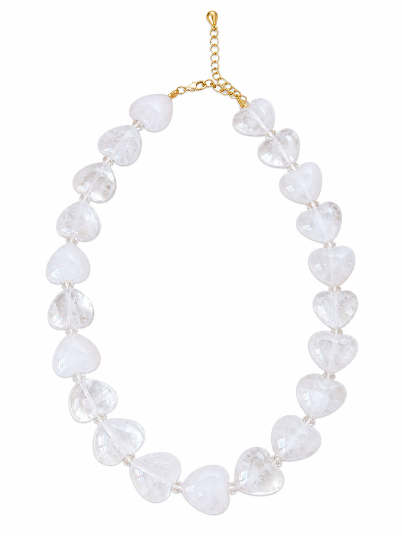 Large Sweetheart Necklace – handmade beaded jewelry by EmJ Jewels
