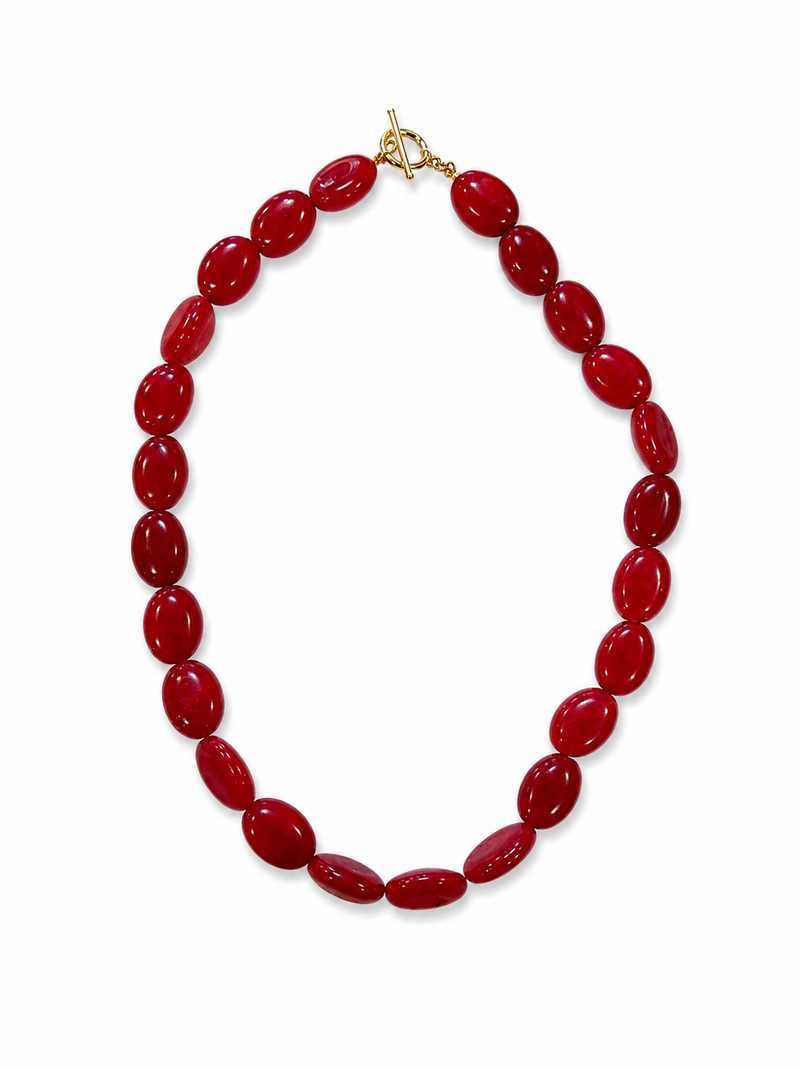 Poppy Lane Necklace – handmade beaded jewelry by EmJ Jewels